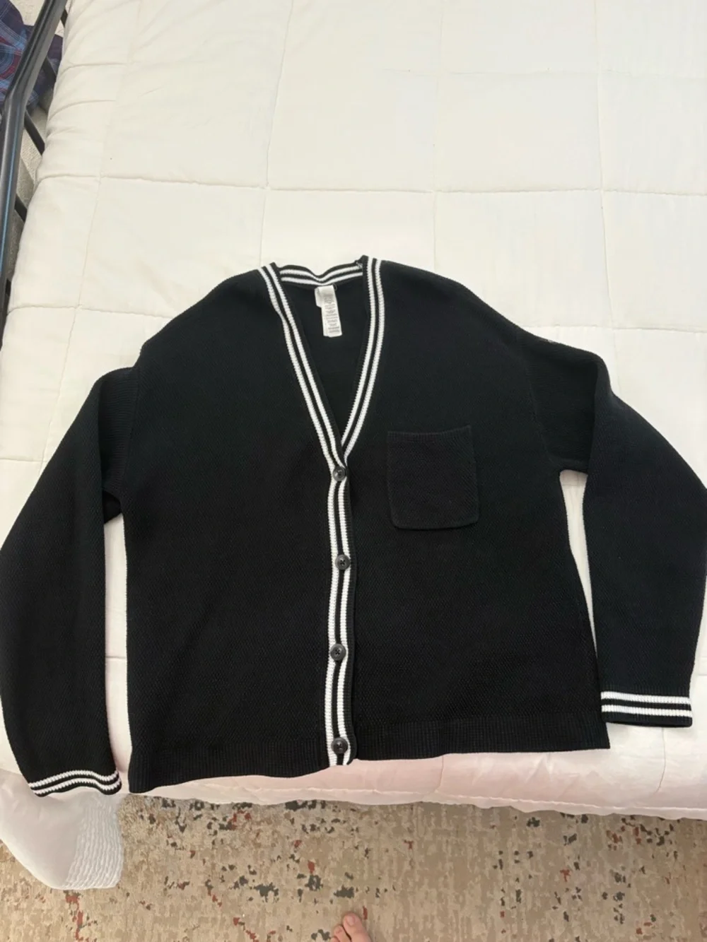 ALO Yoga Tennis Club Sweater Knit Cardigan - Picture 4 of 7